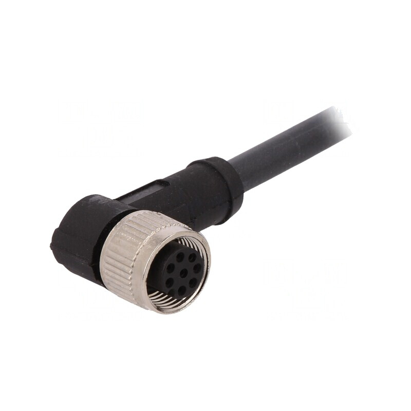 Cablu de Conectare M12 8PIN 10m Mufă 30VAC 4A PUR | Electronic-mag.ro | Componente Electronice