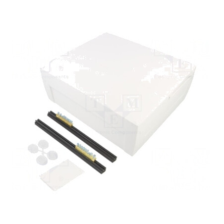 Carcasă pentru aparatură modulară albă 12 module | Electronic-mag.ro | Componente Electronice