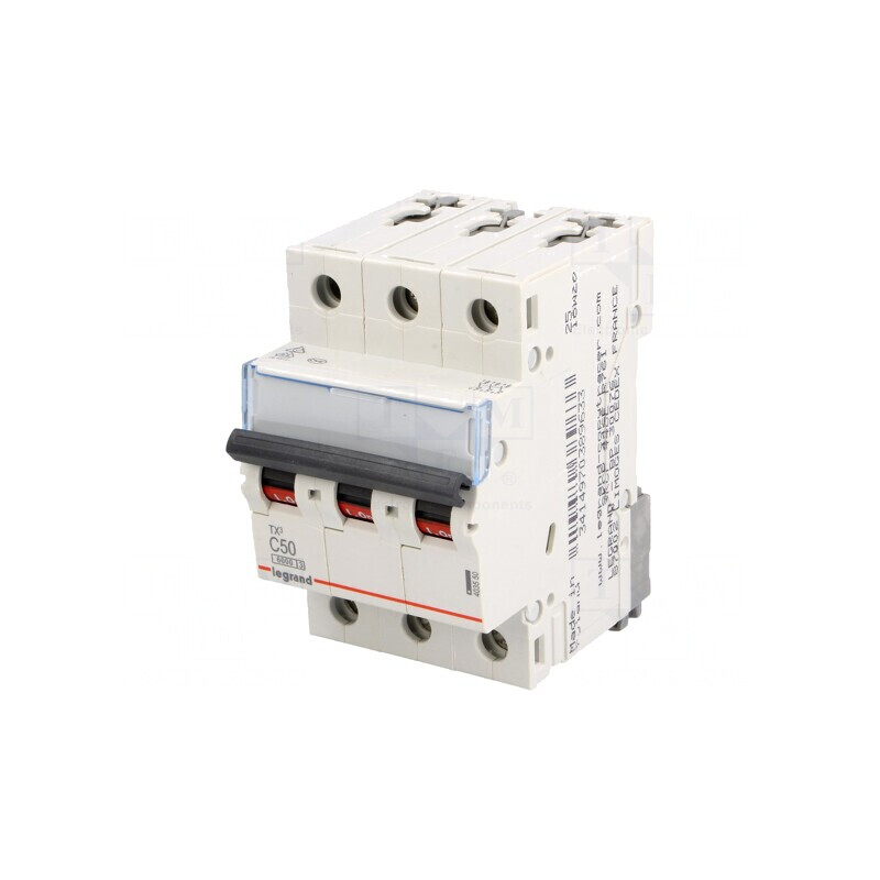 Întrerupător Supracurent 50A 3 Poli 400VAC | Electronic-mag.ro | Componente Electronice