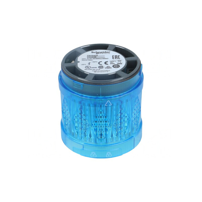 Semnalizator LED Albastru 24V 24VAC IP65 Ø60mm | Electronic-mag.ro | Componente Electronice