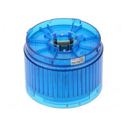 Semnalizator Luminos LED Albastru 24VDC IP65 Ø70x50mm | Electronic-mag.ro | Componente Electronice