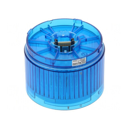 Semnalizator Luminos LED Albastru 24VDC IP65 Ø70x50mm | Electronic-mag.ro | Componente Electronice