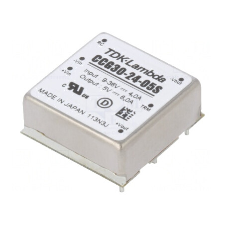 Convertor DC/DC 30W 9-36V la 5V 6A THT | Electronic-mag.ro | Componente Electronice