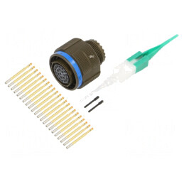 Conector Militar Dimensiune 13 MIL-DTL-38999 Series III Oliv | Electronic-mag.ro | Componente Electronice