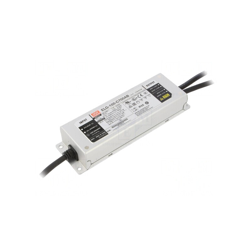 Alimentator LED 100W IP65 71-143V 350-700mA | Electronic-mag.ro | Componente Electronice Alimentator LED 100W IP65 71-143V 350-700mA | Electronic-mag.ro | Componente Electronice
