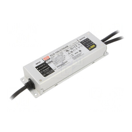 Alimentator LED 100W IP65 71-143V 350-700mA | Electronic-mag.ro | Componente Electronice