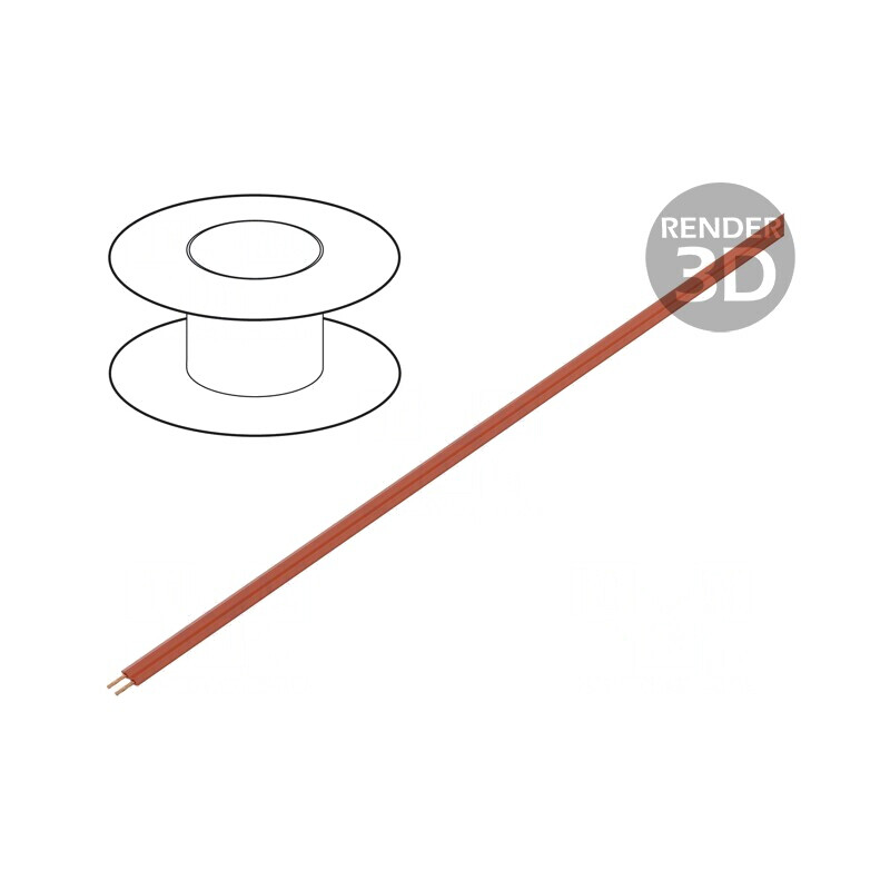 Cablu LiYz 2x0,14mm2 250V 100m Roșu | Electronic-mag.ro | Componente Electronice