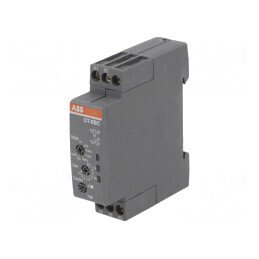 Timer SPDT 24-240VAC/24-48VDC pentru șină DIN 0,05s-100h | Electronic-mag.ro | Componente Electronice