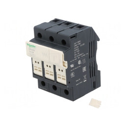 Suport Siguranță Șină DIN Poli 3 | Electronic-mag.ro | Componente Electronice