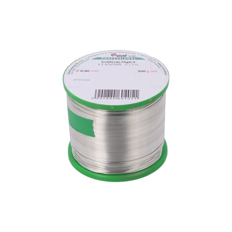 Sârmă de lipit fără plumb 0,8mm 500g | Electronic-mag.ro | Componente Electronice Sârmă de lipit fără plumb 0,8mm 500g | Electronic-mag.ro | Componente Electronice