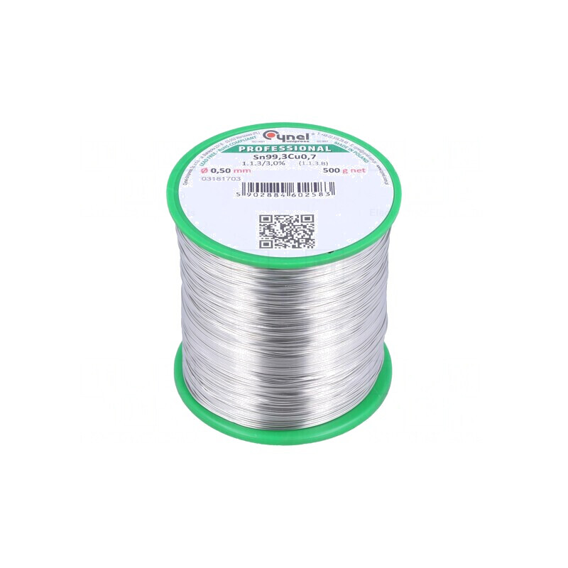 Sârmă de Lipit Fără Plumb 0,5mm 500g | Electronic-mag.ro | Componente Electronice