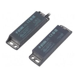 Întrerupător de siguranță magnetici SR-B NC x2 IP67 plastic | Electronic-mag.ro | Componente Electronice