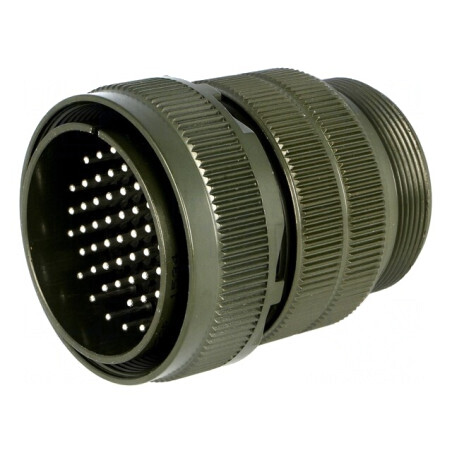 Conector circular 32mm aliaj aluminiu oliv | Electronic-mag.ro | Componente Electronice