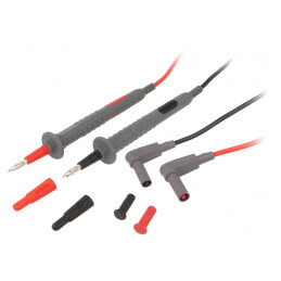 Cabluri de Măsurare 20A 1m Conductori x2 | Electronic-mag.ro | Componente Electronice