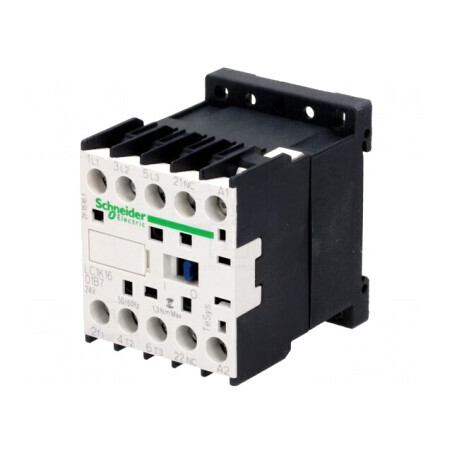 Contactor tripolar 16A 24VAC 690V NO cu contact auxiliar | Electronic-mag.ro | Componente Electronice