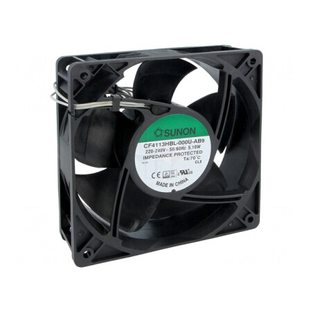 Ventilator axial EC 230VAC 120x120x38mm | Electronic-mag.ro | Componente Electronice