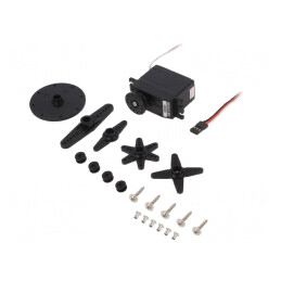 Servomecanism Standard Analogic Metal 120° 4,8÷6VDC | Electronic-mag.ro | Componente Electronice