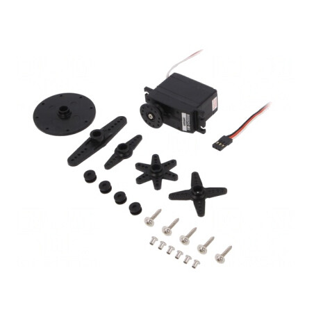 Servomecanism Standard Analogic Metal 120° 4,8÷6VDC | Electronic-mag.ro | Componente Electronice