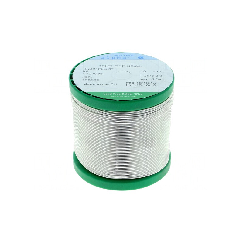 Sârmă de lipit fără plumb 1mm 0,5kg Sn99,3Cu0,7 | Electronic-mag.ro | Componente Electronice Sârmă de lipit fără plumb 1mm 0,5kg Sn99,3Cu0,7 | Electronic-mag.ro | Componente Electronice