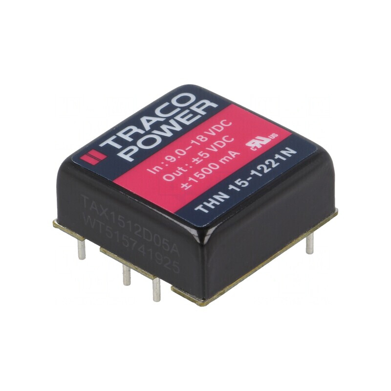 Convertor DC/DC 15W 9-18V la 5V/-5V 1x1 | Electronic-mag.ro | Componente Electronice Convertor DC/DC 15W 9-18V la 5V/-5V 1x1 | Electronic-mag.ro | Componente Electronice