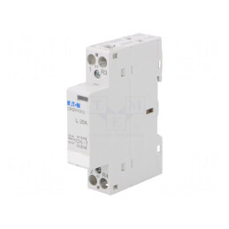 Contactor 2-pol 20A 12VAC NC/NO