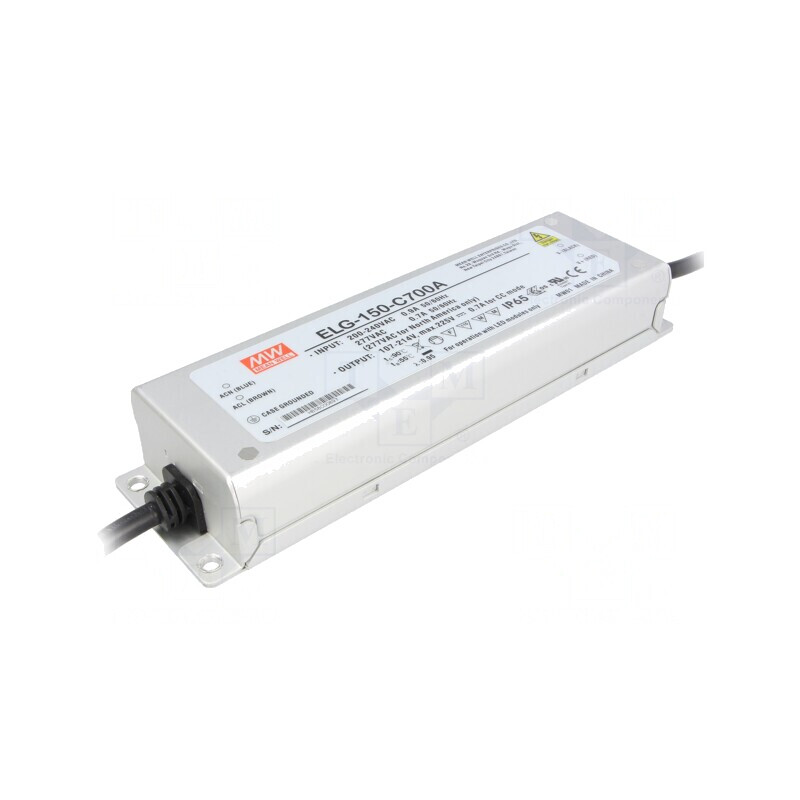 Alimentator LED 150W 107-214V 350-700mA IP65 | Electronic-mag.ro | Componente Electronice Alimentator LED 150W 107-214V 350-700mA IP65 | Electronic-mag.ro | Componente Electronice