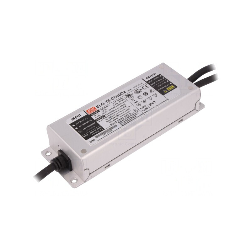 Alimentator LED 75W 500mA 100-305VAC | Electronic-mag.ro | Componente Electronice Alimentator LED 75W 500mA 100-305VAC | Electronic-mag.ro | Componente Electronice