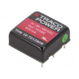 Convertor DC/DC 10W 36-160V la 15V 670mA THN 10-7213WIR | Electronic-mag.ro | Componente Electronice