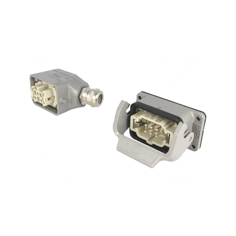 Conector HDC Tată-Mamă Soclu Mufă Set Complet Han Kit | Electronic-mag.ro | Componente Electronice