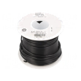 Cablu HookUp Wire 18AWG PVC Negru 30.5m | Electronic-mag.ro | Componente Electronice