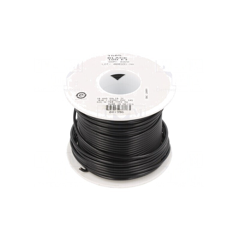 Cablu HookUp Wire 18AWG PVC Negru 30.5m | Electronic-mag.ro | Componente Electronice Cablu HookUp Wire 18AWG PVC Negru 30.5m | Electronic-mag.ro | Componente Electronice