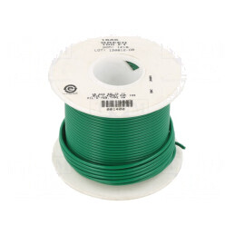 Cablu HookUp Wire 18AWG PVC Verde 30,5m 1kV