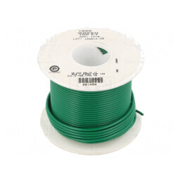 Cablu HookUp Wire 18AWG PVC Verde 30,5m 1kV | Electronic-mag.ro | Componente Electronice