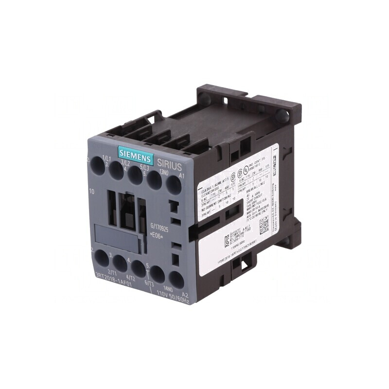 Contactor 3P 17A 110VAC 3RT2018-1AF01 | Electronic-mag.ro | Componente Electronice