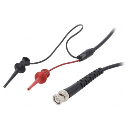 Cablu de măsurare 5A BNC cu cleme crocodil 300V | Electronic-mag.ro | Componente Electronice