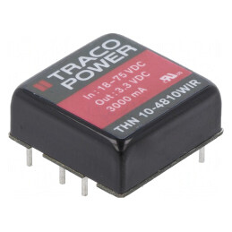 Convertor DC/DC 10W 18-75V la 3.3V 3000mA | Electronic-mag.ro | Componente Electronice