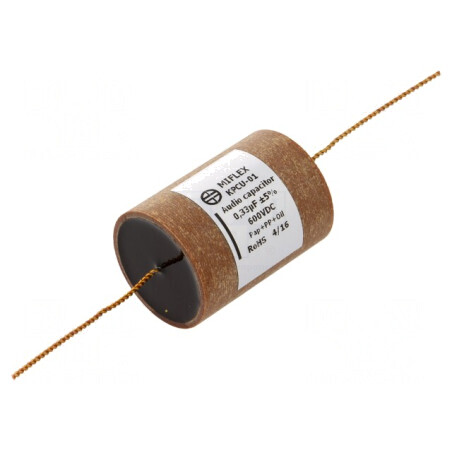 Condensator cupru-polipropilenă-hârtie 0,33uF 600VDC ±5% | Electronic-mag.ro | Componente Electronice