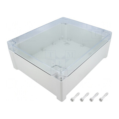 Carcasă universală gri IP65 TEMPO 239x289x107mm | Electronic-mag.ro | Componente Electronice