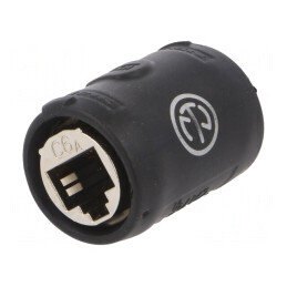 ETHERCON CAT6A Cable Extension Coupler | Electronic-mag.ro | Componente Electronice