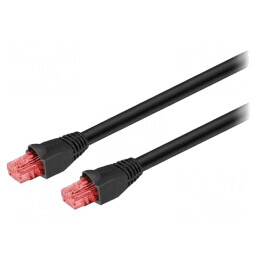 Patch Cord U/UTP Cat 6 50m Negru | Electronic-mag.ro | Componente Electronice