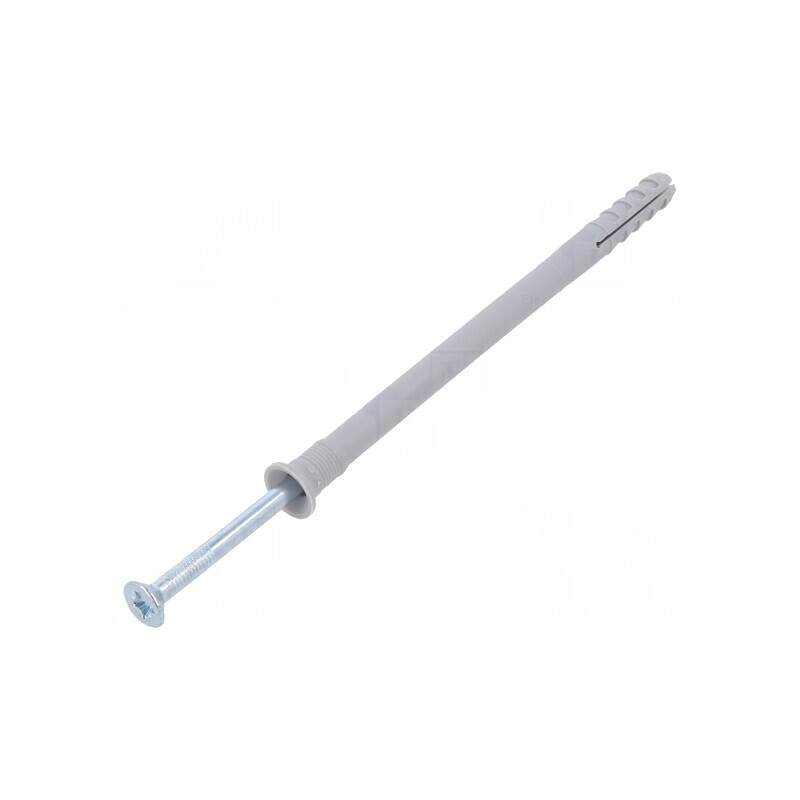 Plastic Anchor with Screw 8x120 Zinc-Plated Steel 100pcs | Electronic-mag.ro | Componente Electronice