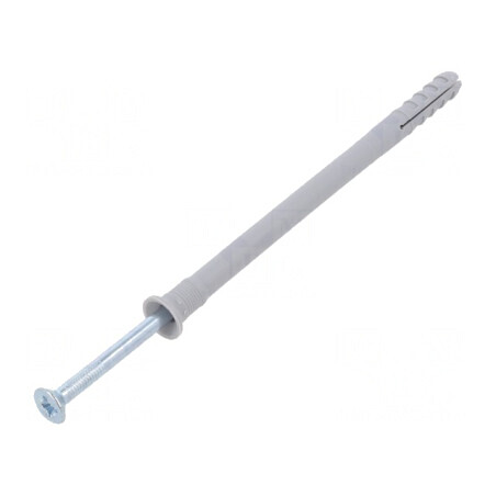Plastic Anchor with Screw 8x120 Zinc-Plated Steel 100pcs | Electronic-mag.ro | Componente Electronice