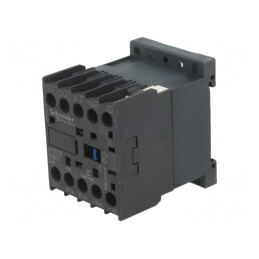 Contactor 3P NO 24VDC 9A | Electronic-mag.ro | Componente Electronice