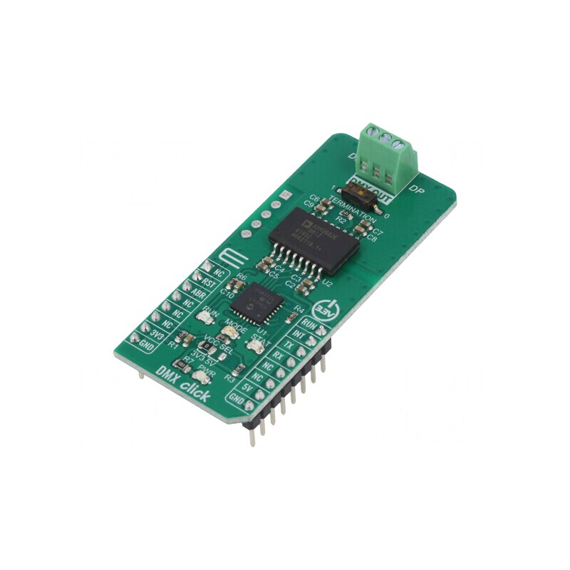 Modul Comunicare DMX Click GPIO UART ADM2862E PIC18F26K42 | Electronic-mag.ro | Componente Electronice Modul Comunicare DMX Click GPIO UART ADM2862E PIC18F26K42 | Electronic-mag.ro | Componente Electronice