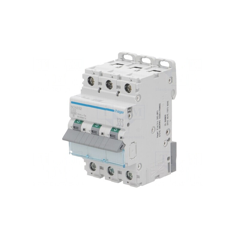 Întrerupător de Supracurent 32A 3 Poli 10kA 230/400VAC | Electronic-mag.ro | Componente Electronice