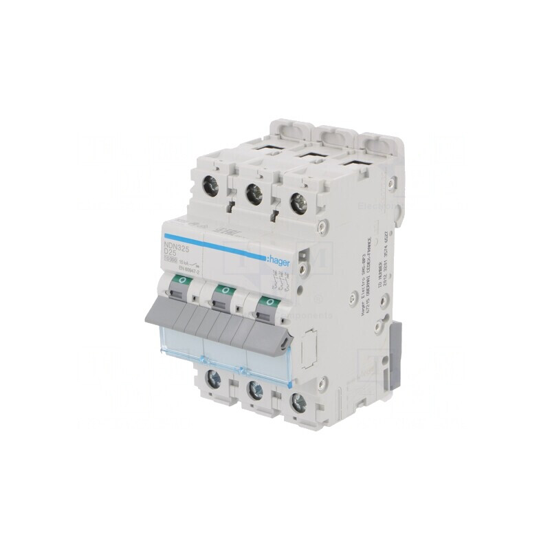 Întrerupător Supracurent 25A 3P 10kA 230/400V | Electronic-mag.ro | Componente Electronice