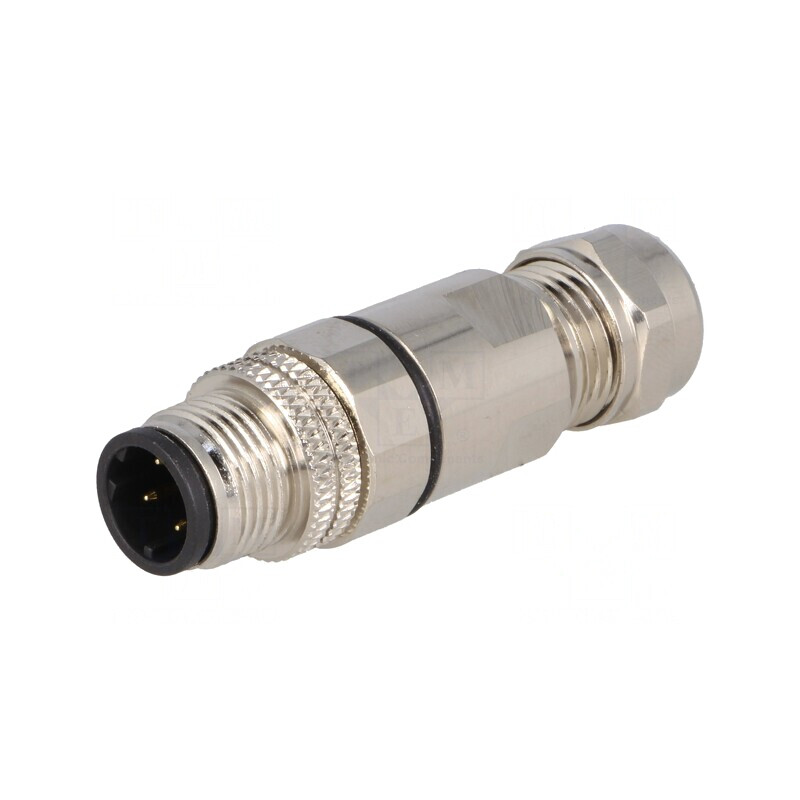Mufă M12 4-Pin Ethernet IP67 250V | Electronic-mag.ro | Componente Electronice