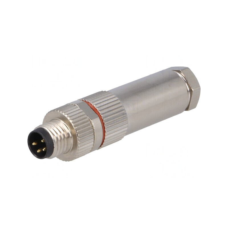 Conector M8 4-PIN cu Cablu IP67 30V 3A | Electronic-mag.ro | Componente Electronice