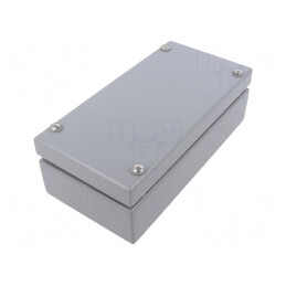 Carcasă universală oțel gri IP65 100x200x61mm | Electronic-mag.ro | Componente Electronice