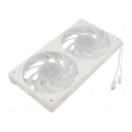 Ventilator axial 12V 240mm alb AK-FN112-WH | Electronic-mag.ro | Componente Electronice
